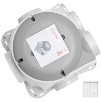 [tweedekans] Zehnder Woonhuisventilator Comfofan Silent 460 M3/h Met Vochtsensor (perilex) + Rfz Zender