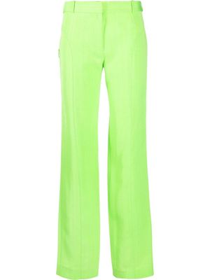 Jacquemus pantalon Meloia à coupe droite - Vert