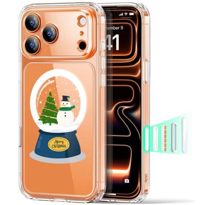 iPhone 17 Pro Classic Hybrid Magnetic Case (Camera Control) - Christmas Globe