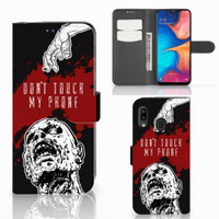 Samsung Galaxy A30 Portemonnee Hoesje Zombie Blood