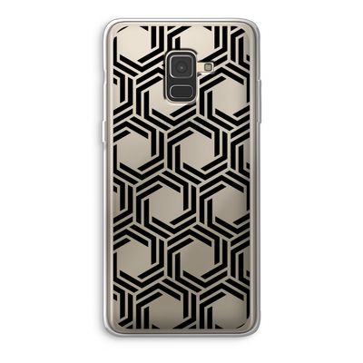 Geometrisch patroon: Samsung Galaxy A8 (2018) Transparant Hoesje
