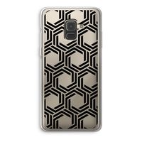 Geometrisch patroon: Samsung Galaxy A8 (2018) Transparant Hoesje