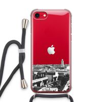 Marrakech Skyline : iPhone SE 2020 Transparant Hoesje met koord
