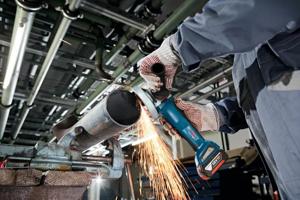 Bosch Professional GWS 18V-10 P 06019J4101 Haakse accuslijper 125 mm Incl. 2 accus, Incl. lader, Incl. koffer 18 V 5 Ah