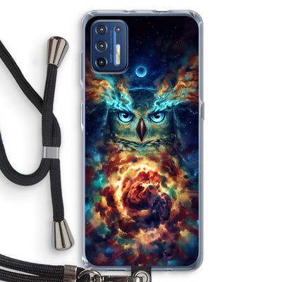 Aurowla: Motorola Moto G9 Plus Transparant Hoesje met koord