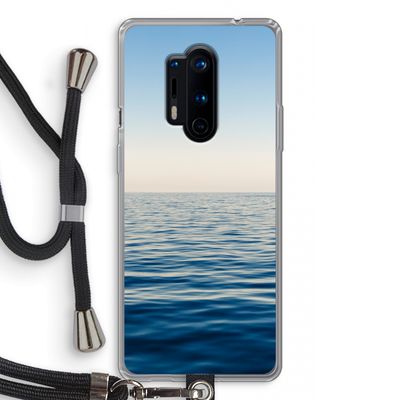 Water horizon: OnePlus 8 Pro Transparant Hoesje met koord
