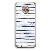 Ink Stripes: Motorola Moto G6 Transparant Hoesje