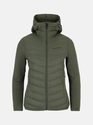 Peak Performance Frost Down Hybrid Hood Isolatiejas Dames Pine Needle S Peak Performance Frost Down Hybrid Hood Isolatiejas Dames Pine Needle S