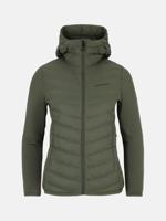 Peak Performance Frost Down Hybrid Hood Isolatiejas Dames Pine Needle S