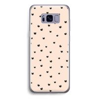 Kleine kattenkopjes: Samsung Galaxy S8 Transparant Hoesje