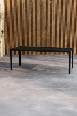 Nohr Tuintafel 'Lateasha' 200 x 90cm, kleur Zwart
