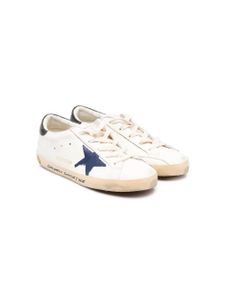 Golden Goose Kids baskets Superstar à lacets - Blanc