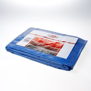 Dekkleed blauw ca.3x4mtr.