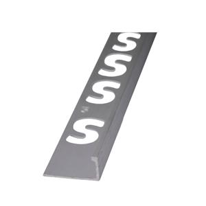 Tegelprofiel Faktum Recht Aluminium Zilver Mat 11 mm - 250 cm Faktum