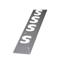 Tegelprofiel Faktum Recht Aluminium Zilver Mat 11 mm - 250 cm Faktum
