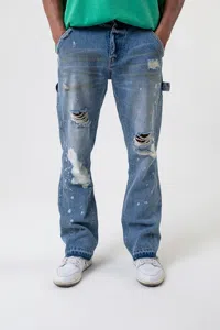 Fearless Blood Flare Worker Jeans Heren Lichtblauw - Maat 29 - Kleur: Lichtblauw | Soccerfanshop