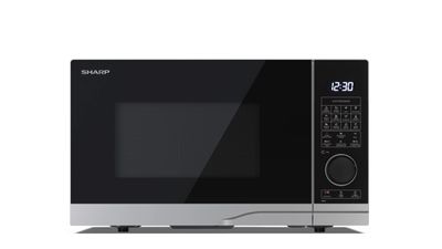Sharp YC-PC254AE-S Combimagnetron Zwart