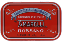 Jacob Hooy Laurierdrop Amarelli Blik Rood