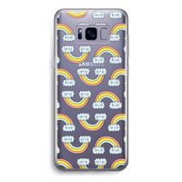 Regenboog: Samsung Galaxy S8 Transparant Hoesje