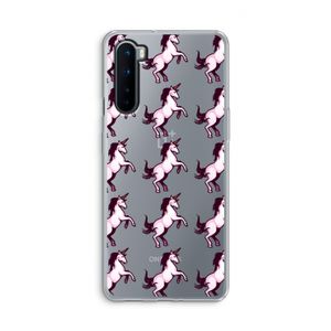Musketon Unicorn: OnePlus Nord Transparant Hoesje