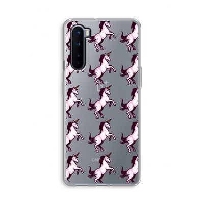 Musketon Unicorn: OnePlus Nord Transparant Hoesje