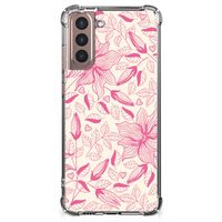 Samsung Galaxy S21 Plus Case Pink Flowers