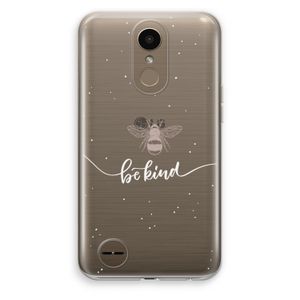 Be(e) kind: LG K10 (2017) Transparant Hoesje