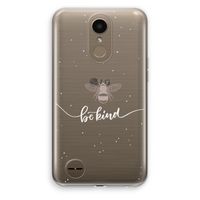 Be(e) kind: LG K10 (2017) Transparant Hoesje