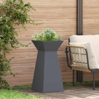 Pilaar Plantenbak Antraciet 35 x 35 x 73 cm Staal