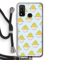 Citroenen: Huawei P Smart (2020) Transparant Hoesje met koord