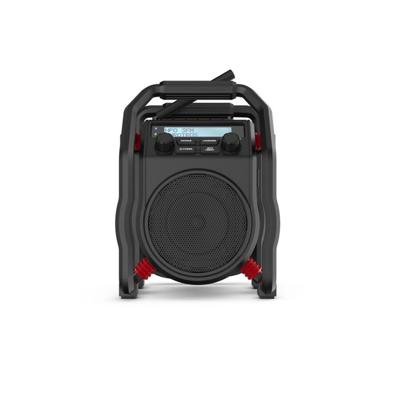 PerfectPro bouwradio - UBOX 400R - bluetooth/DAB+/FM/AUX - IP64 - 230V/batterij - antraciet