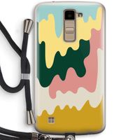 Baar B: LG K10 (2016) Transparant Hoesje met koord