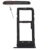 SIM-kaarthouder + SIM-kaarthouder / Micro SD-kaart lade voor HTC U11 + (zwart)
