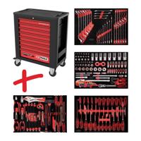 KS Tools NEW-63144 Werkplaatswagen Kleur (specifiek): Zwart, Rood