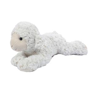 Knuffeldier Schaap/lammetje - zachte pluche stof - premium kwaliteit knuffels - wit - 49 cm