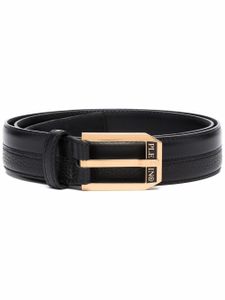 Philipp Plein ceinture en cuir à boucle - Noir