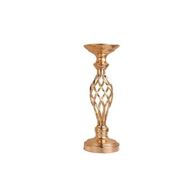 Verguld smeedijzeren kandelaar venster bruiloft rekwisieten decoratie grootte: 40cm