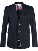 Thom Browne blazer droit classique - Bleu - thumbnail