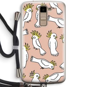 Papegaai: LG K10 (2016) Transparant Hoesje met koord