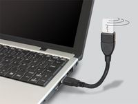 DeLOCK 0.15m 2xUSB3.0-A USB-kabel 0,15 m USB 3.2 Gen 1 (3.1 Gen 1) USB A Zwart - thumbnail