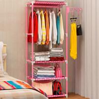 Metalen ijzeren Coat Rack vloer staande kleren opknoping opslag plank kleren hanger rekken