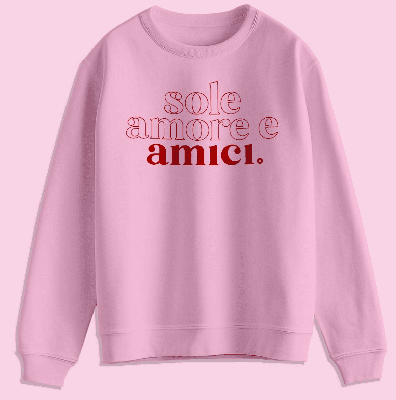 AMICI Sweater Roze Limited Edition - S
