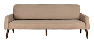 Dutchbone 3-zits Bank 'Preston' Rib, kleur Beige
