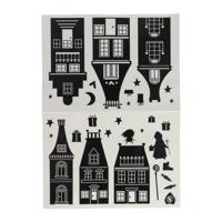 Wins Holland Silhouette raamstickers sinterklaas