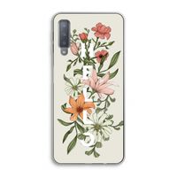 Hello bloemen: Samsung Galaxy A7 (2018) Transparant Hoesje Hello bloemen: Samsung Galaxy A7 (2018) Transparant Hoesje
