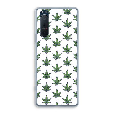 Weed: Sony Xperia 5 II Transparant Hoesje