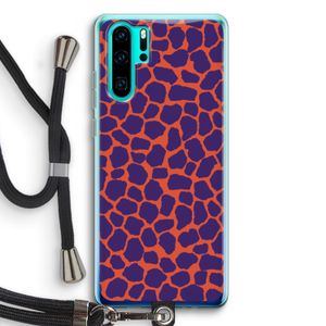 Purple Giraffe: Huawei P30 Pro Transparant Hoesje met koord
