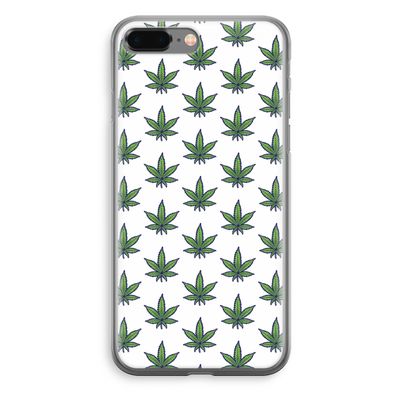 Weed: iPhone 8 Plus Transparant Hoesje