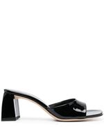 BY FAR mules Romy en cuir - Noir