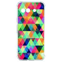 Google Pixel 9a Hoesje - Geruit TPU Antishock Google Pixel 9a Hoesje - Geruit TPU Antishock